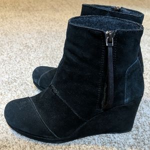 Tom's Wedge Ankle Bootie
